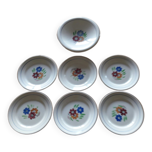 Set de 6 assiettes plates - plat rond