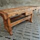Old workbench Ott beech kitchen island or side table