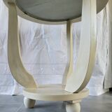 Patinated Art Deco pedestal table