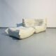 Chaise Togo et ottoman pour Ligne Roset, ensemble de 2