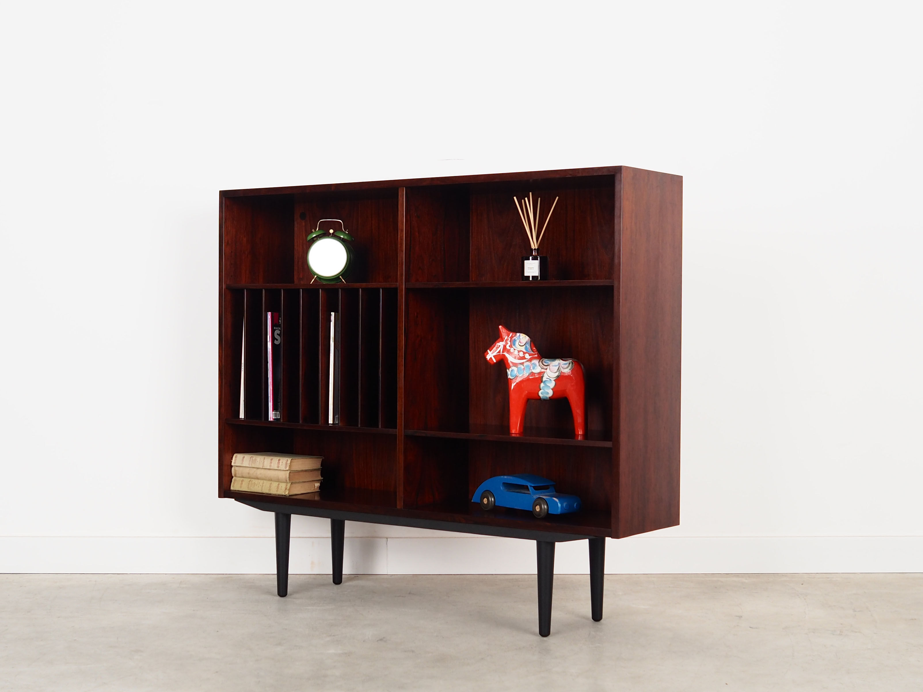 Rosewood bookcase, Danish design, 1970s, manufactured by Omann Jun
