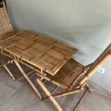 Bamboo table and chairs