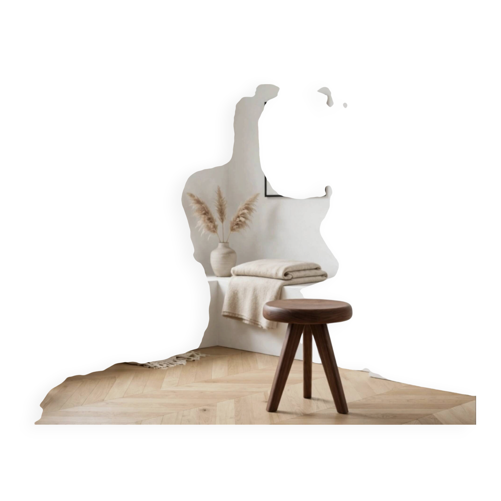 Méribel Stool Charlotte Perriand
