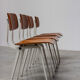 Four 1950 Revolt chairs by Design Friso Kramer