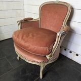 Louis XV style cabriolet armchair