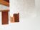 Scandinavian teak and resin 1960 chandelier
