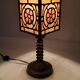 Art Nouveau wooden lamp