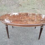 Louis XVI style oval table from the 70s