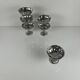 Set of 6 metal ice cream bowls, 1970 - Model F