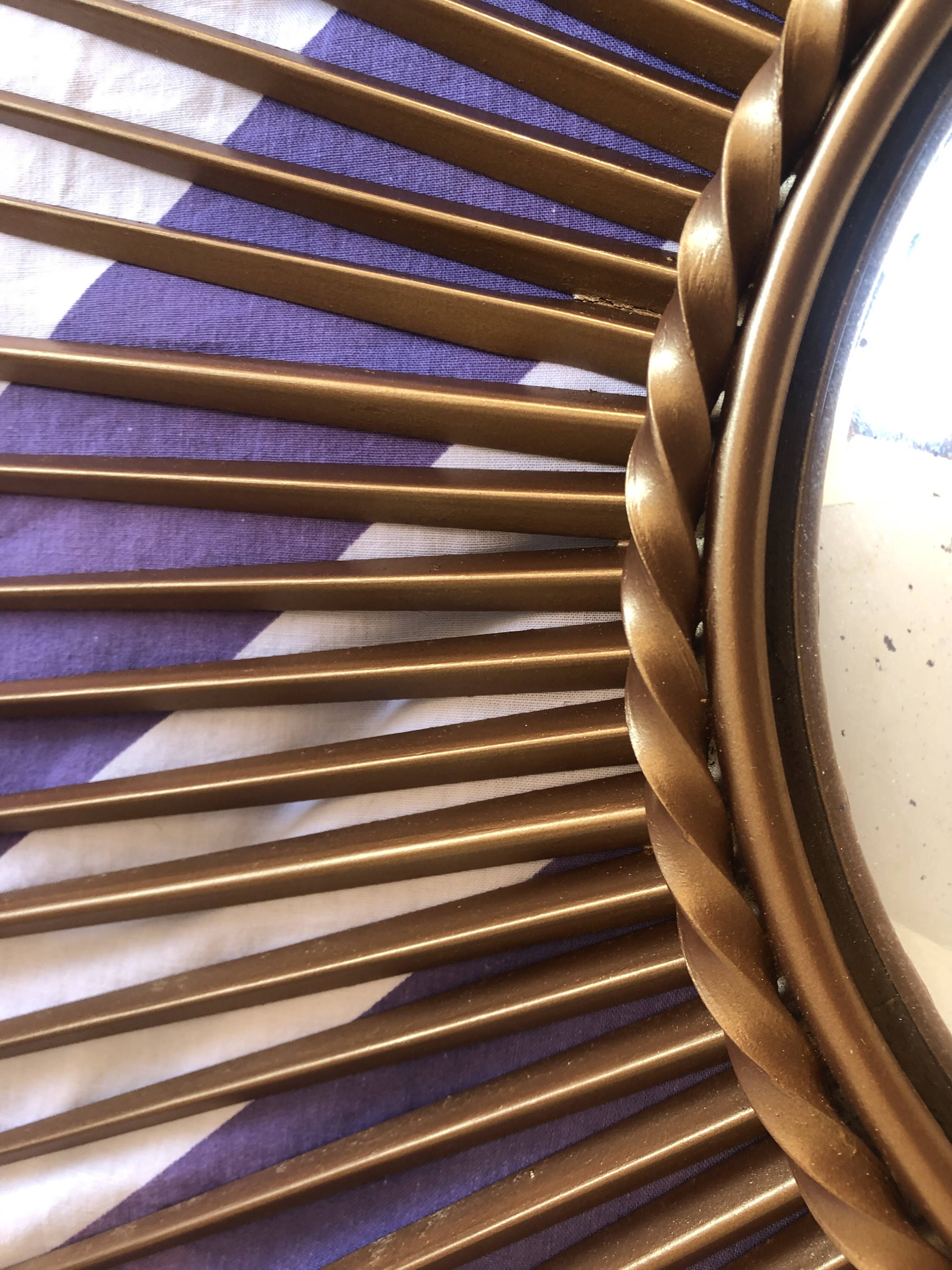 Chaty Vallauris witch's eye curved mirror from the 60s