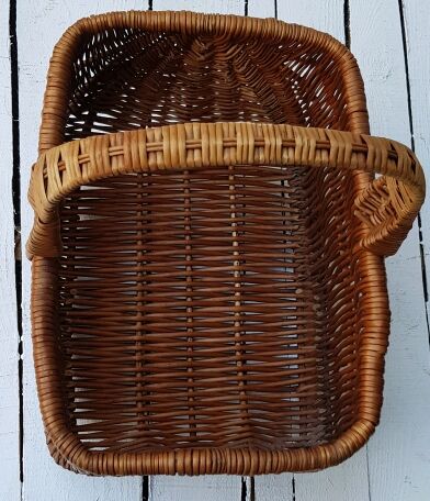 70s wicker basket