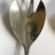 Salad servers with bamboo handles