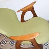 1/2 Chair Rocking chair Danish Aage Christiansen for Erhardsen & Andersen