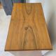 Commode anglaise haute 5 tiroirs marqueterie en ronce
