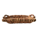 Plateau en bois et bambou années 60-70