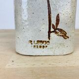 Herbarium vase by Raymonde Leduc in Vallauris 25 cm