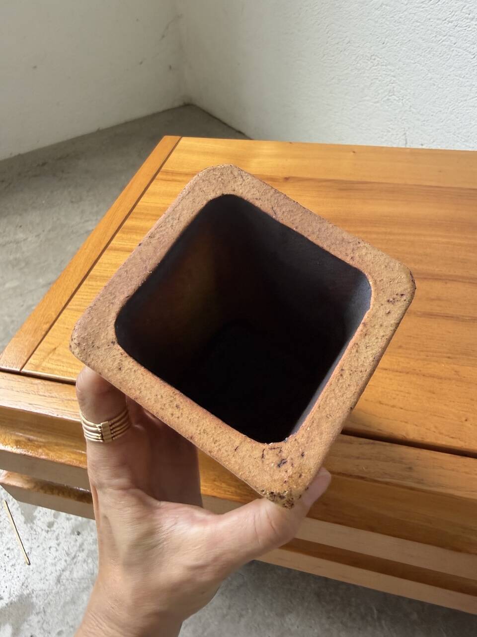 Leduc ceramic herbarium vase