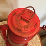 Lampe tempête rouge Meva 864 vintage