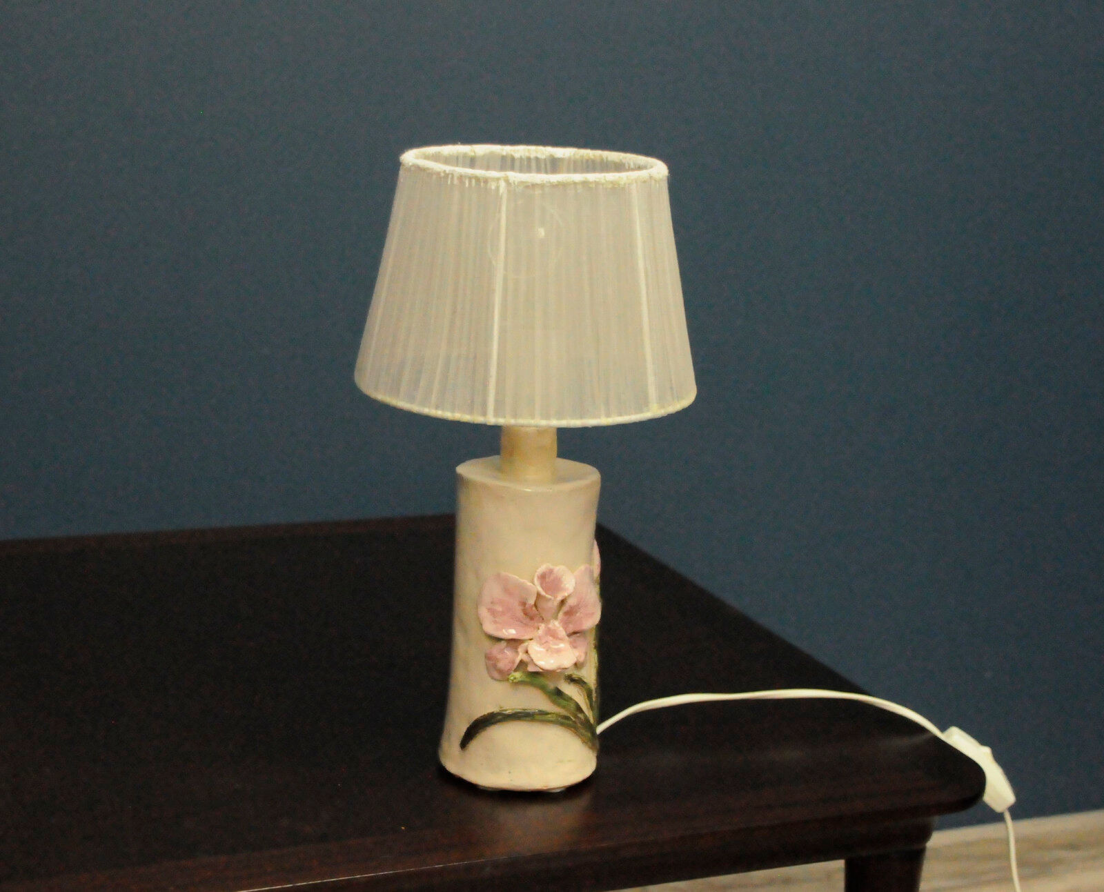 Scandinavian ceramic artisanal lamp