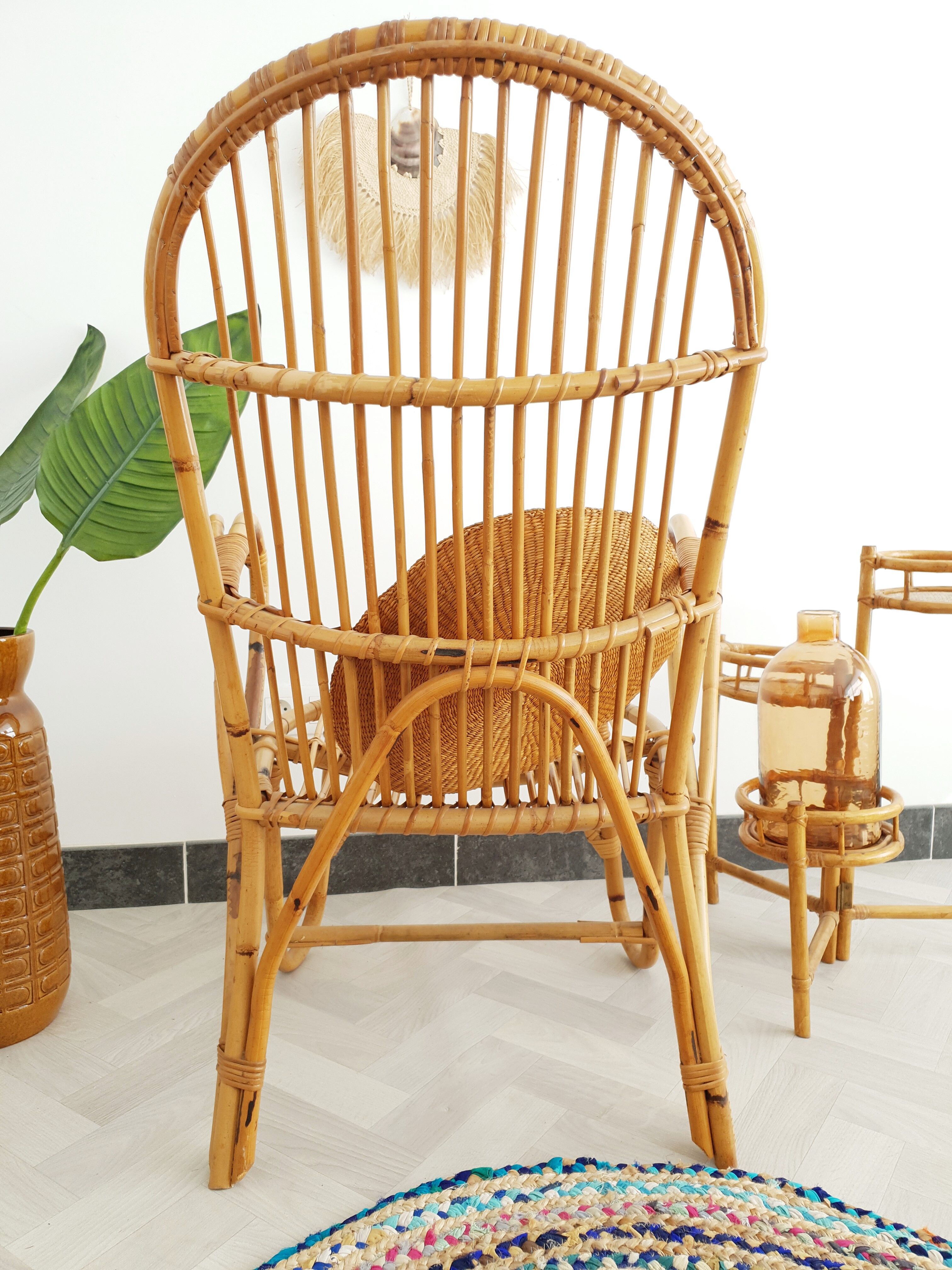 Vintage rattan chair