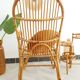 Fauteuil en rotin vintage
