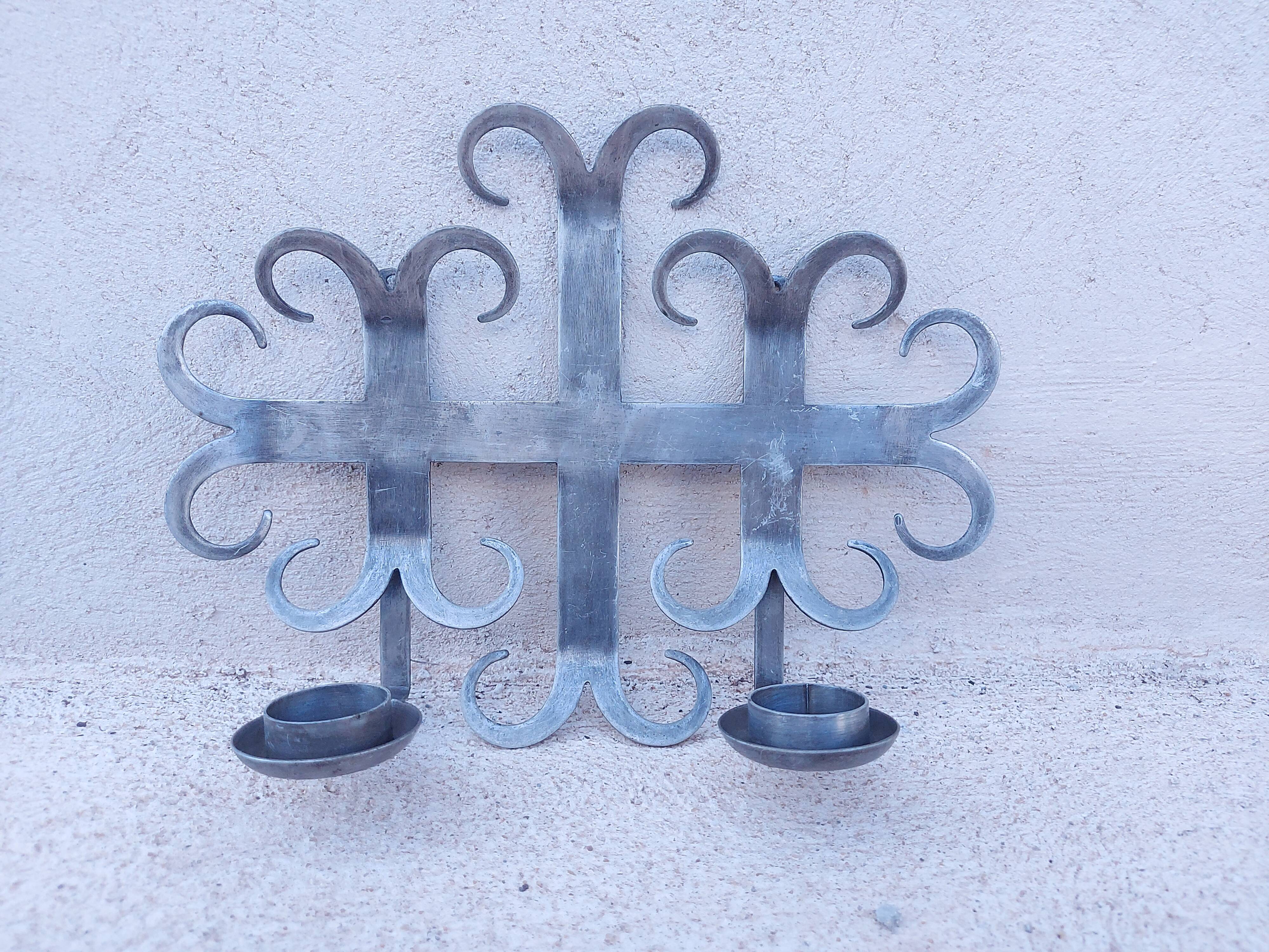 Vintage Scandinavian candle holder, Sweden town of Eskiltuna