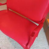 Louis XV red canapé 15