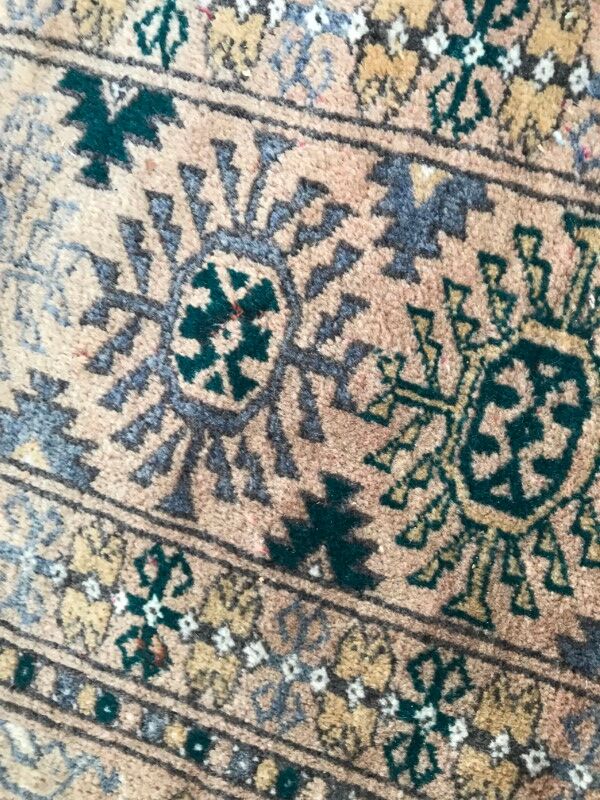 Carpet vintage afghan turkmen 161 x 242 cm