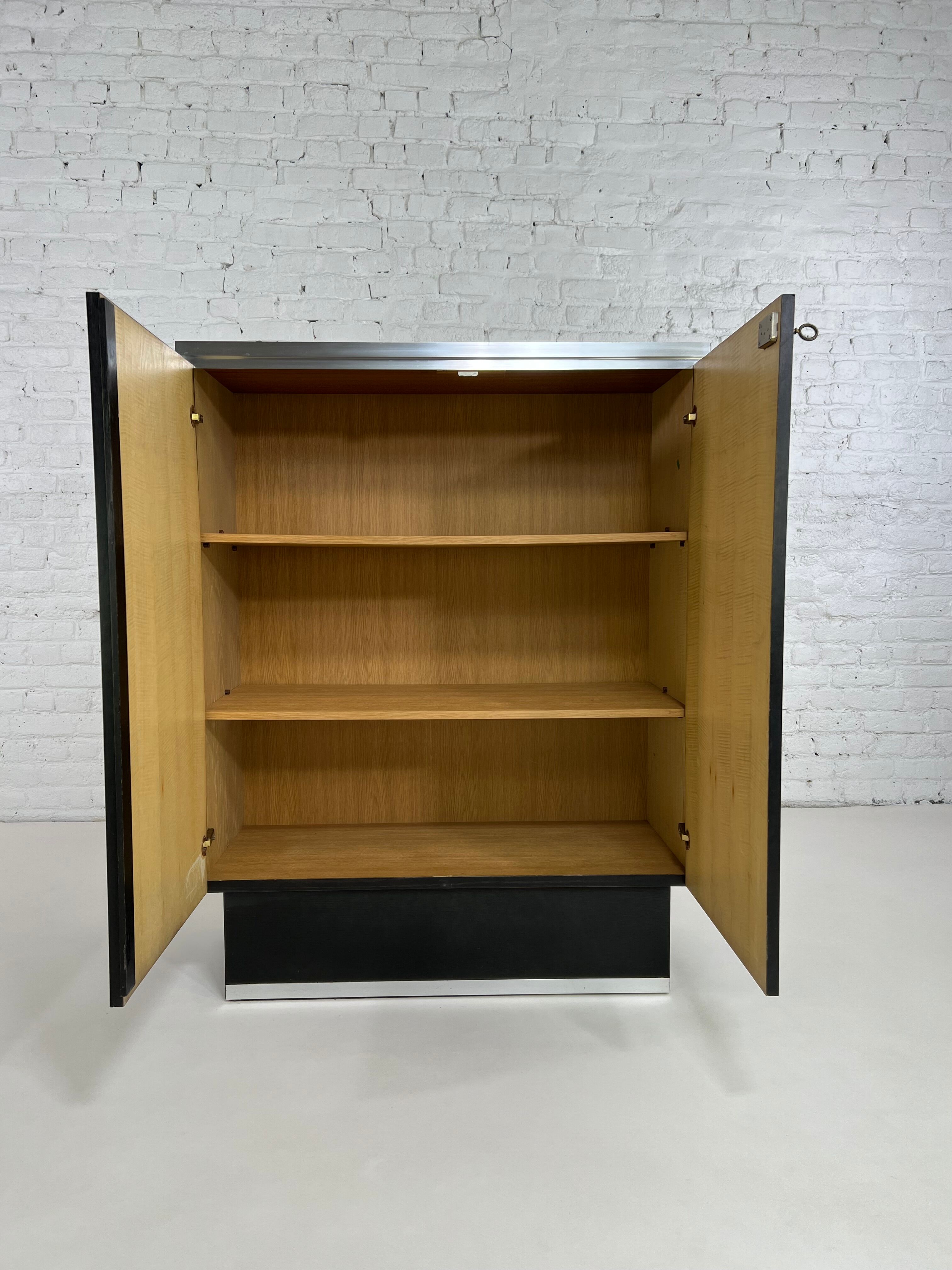 Brutalist bar storage cabinet