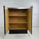 Brutalist bar storage cabinet