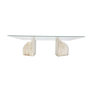 Table basse en travertin