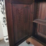 Library, wooden showcase