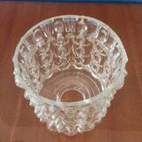 Chiseled glass hanging