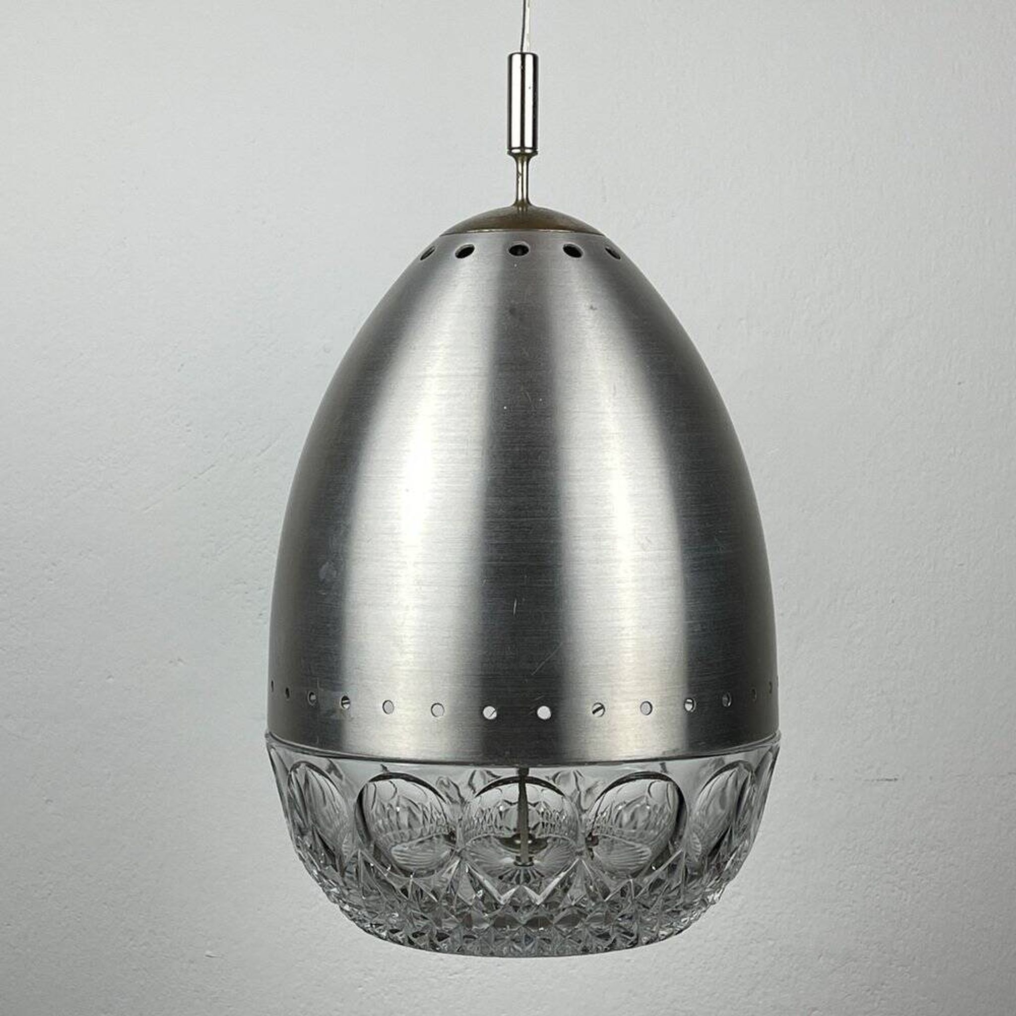 Modern Italian glass pendant from the mid-century, 1960s.
