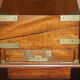 Victorian military slope desk made of hardwood