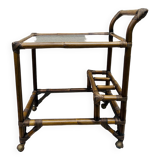 Bamboo bar trolley from the 70s