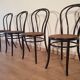 Chaises de salle à manger en hêtre courbé dans le style de Thonet, Italie, lot de 4