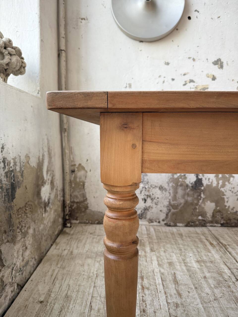 Table de ferme en merisier