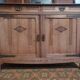 Art Nouveau Art Deco buffet in blonde walnut