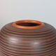 Ceramic vase decorated with vintage sgraffito by Rudi Stahl.