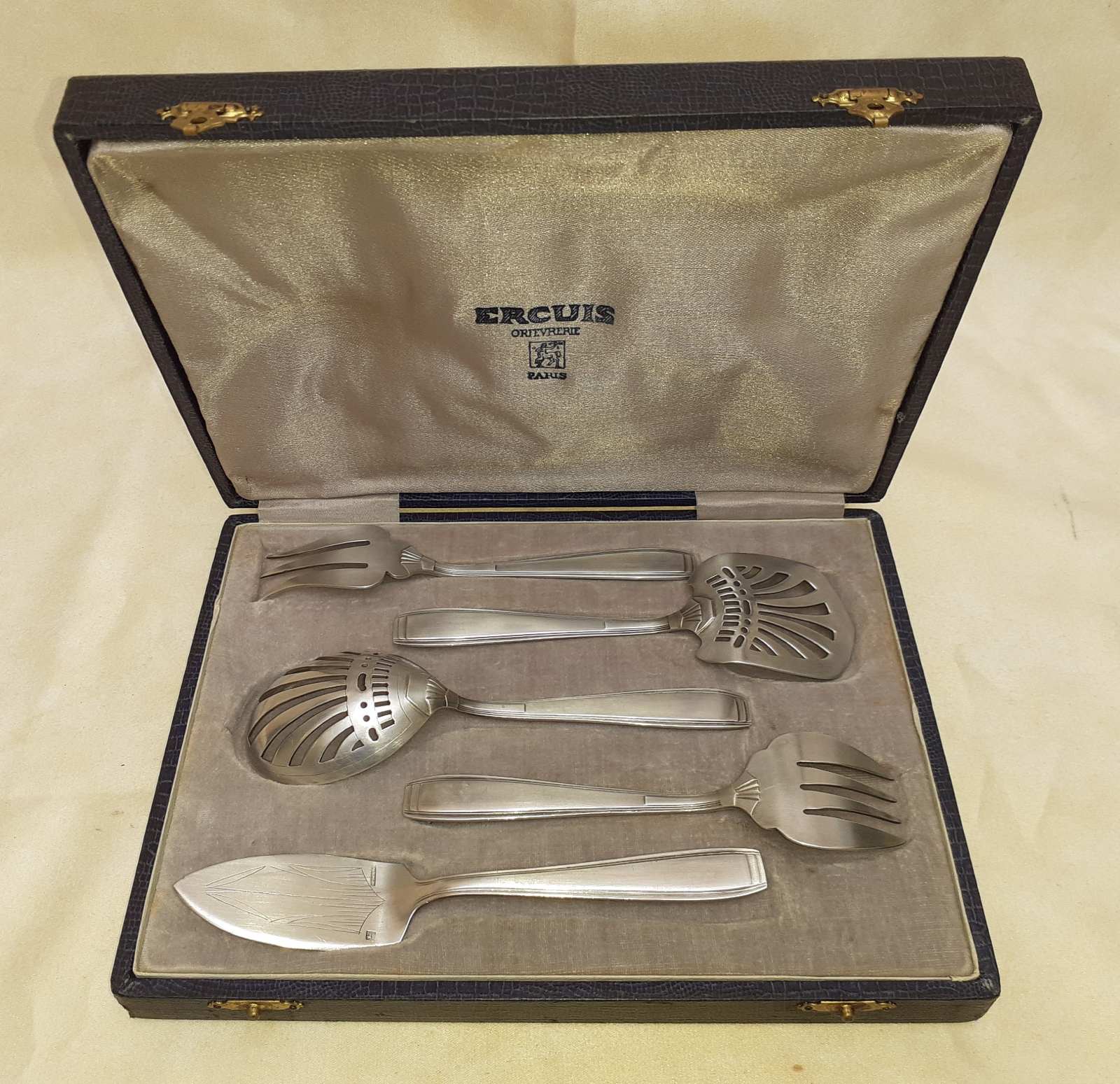 5 cutlery set entremets, Ercuis desserts