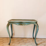 Louis XV style Venetian blue patina table