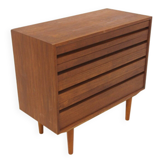 Scandinavian teak chest of drawers, Denmark, 1960