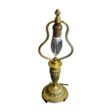Single-fire bronze lamp, H 37 cm