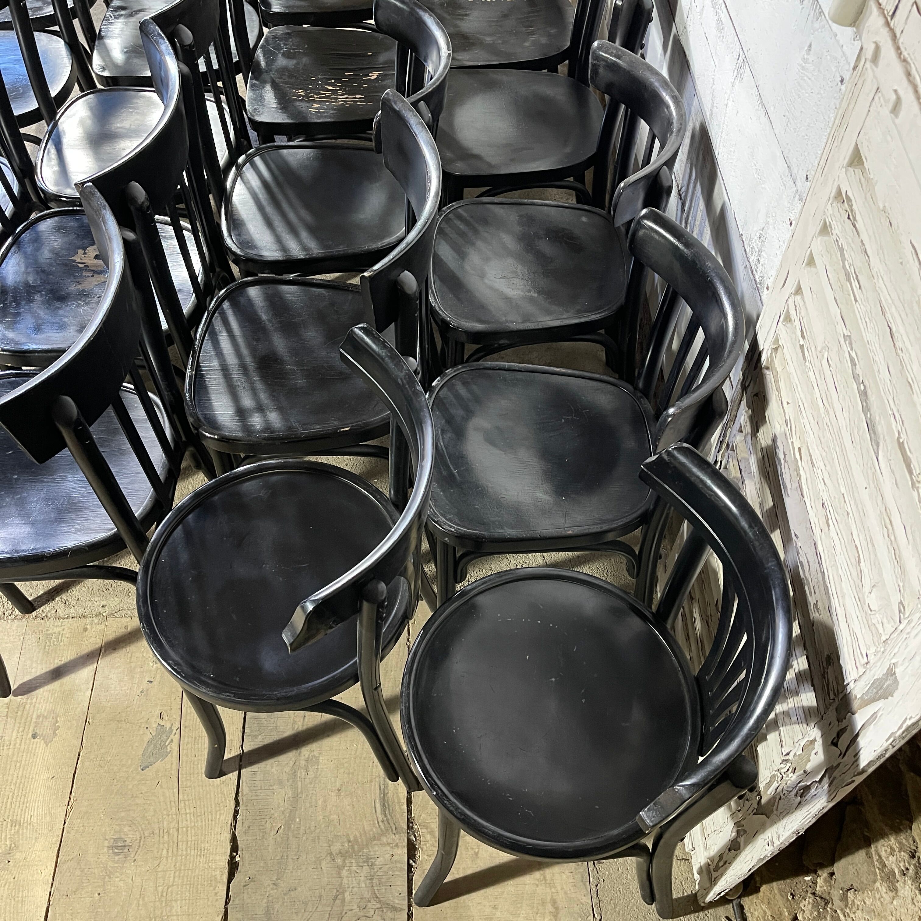 Set of 22 bistro chairs