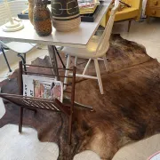 Texas cowhide rug, 1970