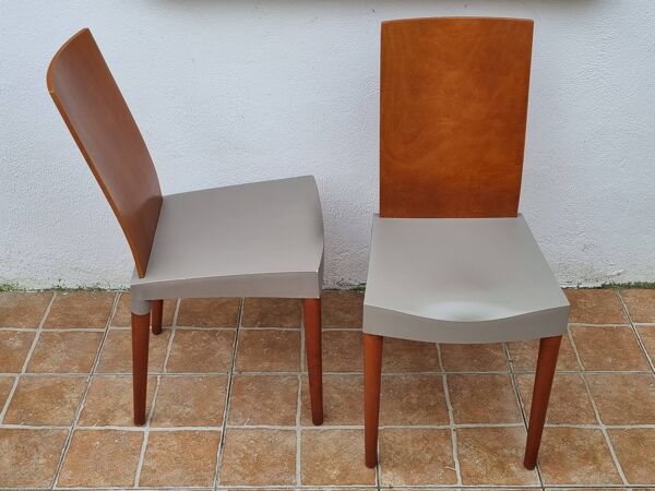 Paire de chaises design « Miss Trip » par Philippe Starck pour Kartell