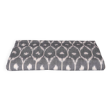 Ikat Gray Tablecloth Or Cover