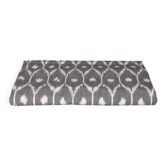 Ikat Gris Nappe Ou Couverture