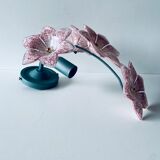 Murano glass flower wall lamp